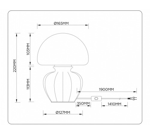 Настольная лампа декоративная Ambrella Light LH LH53248