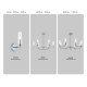 Люстра на штанге Ambrella Light HIGH LIGHT LH55152