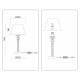 Настольная лампа декоративная Ambrella light LH LH71007
