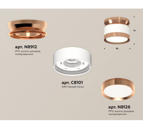 Накладной светильник Ambrella Light XS XS8101065