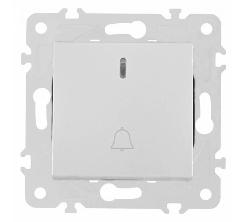 Кнопка звонка для жалюзи с подсветкой без рамки Arte Milano 203 203.37-1.silver