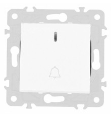 Кнопка звонка для жалюзи с подсветкой без рамки Arte Milano 203 203.37-1.white