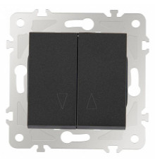 Выключатель для жалюзи без рамки Arte Milano 203 203.38-2.black