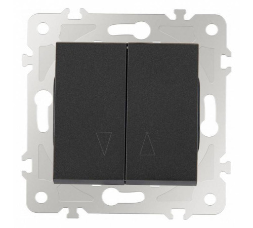 Выключатель для жалюзи без рамки Arte Milano 203 203.38-2.black