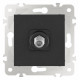 ТВ-розетка без рамки Arte Milano am-203 203.42-1.black