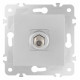 ТВ-розетка без рамки Arte Milano am-203 203.42-1.silver