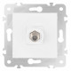 ТВ-розетка без рамки Arte Milano am-203 203.42-1.white