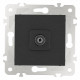 ТВ-розетка без рамки Arte Milano am-203 203.43-1.black