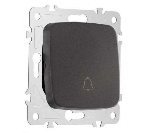 Кнопка звонка без рамки Arte Milano 205 205.36-1.black