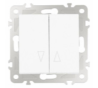 Выключатель для жалюзи без рамки Arte Milano 206 206.38-2.white