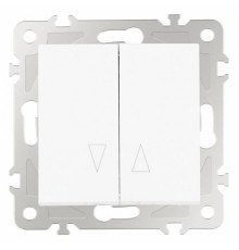 Выключатель для жалюзи без рамки Arte Milano 206 206.38-2.white