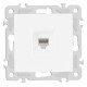 Розетка телефонная RJ-11 без рамки Arte Milano am-206 206.51-1.white