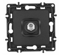 ТВ-розетка без рамки Arte Milano am-217 217.42-1.black