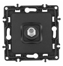 ТВ-розетка без рамки Arte Milano am-217 217.42-1.black