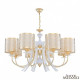 Подвесная люстра Arte Milano Florentia-6067 306067/8 Wh/Gd