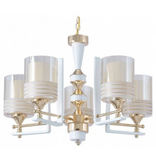 Подвесная люстра Arte Milano Florentia-6087 306087/5 Wh/Gd