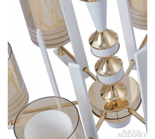Подвесная люстра Arte Milano Florentia-6087 306087/6 Wh/Gd