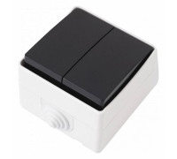 Выключатель двухклавишный Arte Milano 309 309.30-2.grey