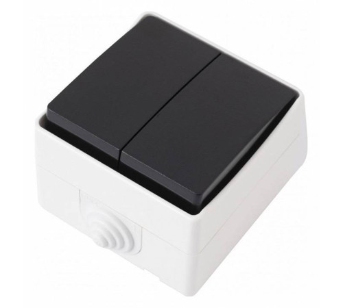 Выключатель двухклавишный Arte Milano 309 309.30-2.grey