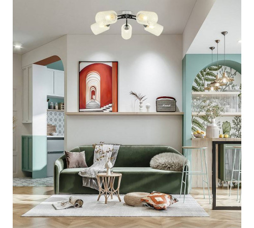 Потолочная люстра Arte Milano Napoli-326207 326207/5 CR.BK