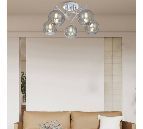 Потолочная люстра Arte Milano AMALFI 5 ламп 326508/5 WH+CR
