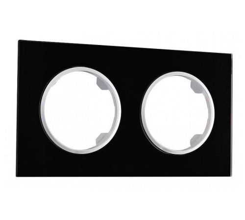Рамка на 2 поста Arte Milano am-502.01 502.01-2.black