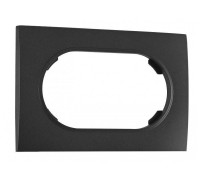 Рамка для двойной розетки Arte Milano am-502.04 502.04-double.black