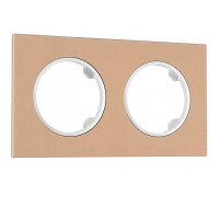 Рамка на 2 поста Arte Milano am-502.11 502.11-2.brown