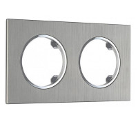 Рамка на 2 поста Arte Milano am-502.11 502.11-2.grey