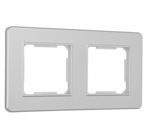 Рамка на 2 поста Arte Milano am-502.16 502.16-2.silver