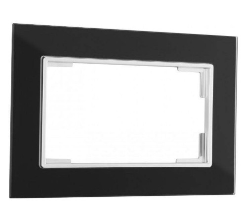 Рамка для двойной розетки Arte Milano am-503.02 503.02-double.black