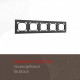 Рамка на 5 постов Arte Milano am-503.06 503.06-5.black