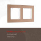 Рамка на 2 поста Arte Milano am-503.12 503.12-2.brown