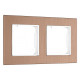 Рамка на 2 поста Arte Milano am-503.12 503.12-2.brown