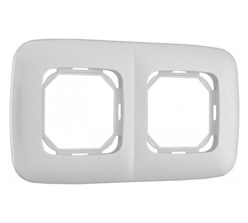 Рамка на 2 поста Arte Milano am-505.05 505.05-2.silver