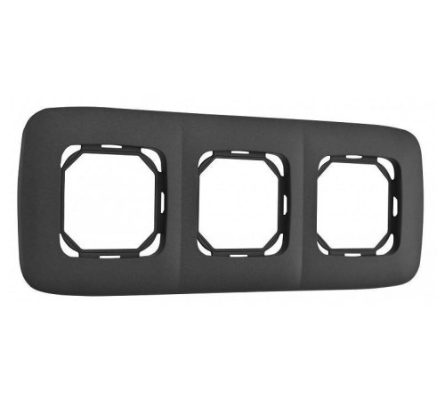 Рамка на 3 поста Arte Milano am-505.05 505.05-3.black