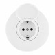 Розетка с заземлением и шторкой, с крышкой Arte Milano SET08-1 SET08-1-41-1 white