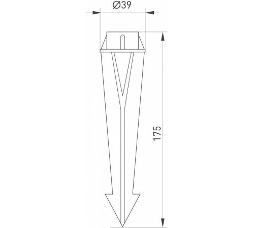 Стержнь наземный Arlight Accessories 024888