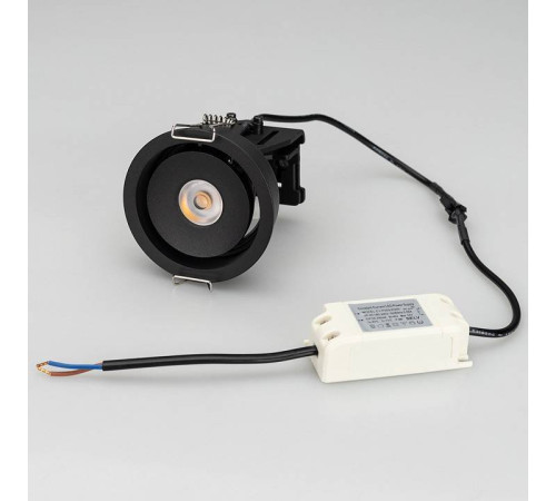 Встраиваемый светильник Arlight CL-SIMPLE-R78-9W Day4000 (BK, 45 deg) 026871