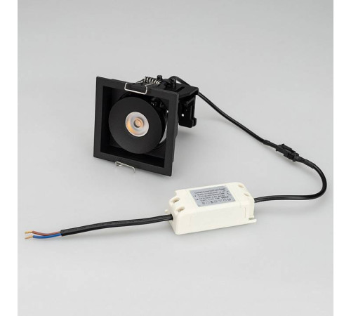 Встраиваемый светильник Arlight CL-SIMPLE-S80x80-9W Day4000 (BK, 45 deg) 026875