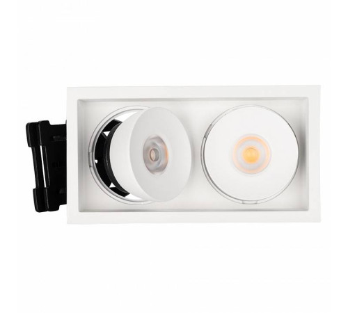 Встраиваемый светильник Arlight CL-SIMPLE-S148x80-2x9W Warm3000 (WH, 45 deg) 026876