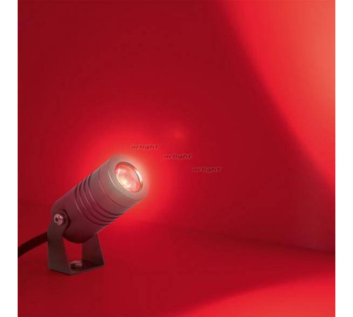 Наземный прожектор Arlight KT-RAY-COLOR-R42-6W RGB (DG, 25 deg, 12V) 028916