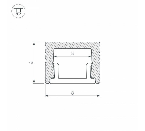 Профиль накладной Arlight SL-MINI 030522