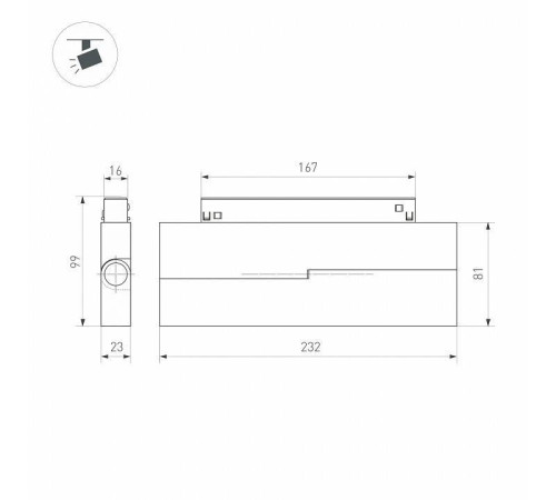 Накладной светильник Arlight MAG-ORIENT 041864