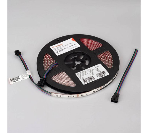 Лента светодиодная Arlight A120 RGB 24V 8mm 12 W/m IP20-IP67 042906