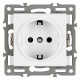 Розетка с заземлением и со шторкой, без рамки Arlight SCT 043730