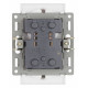 Розетка двойная с заземлением и со шторкой, без рамки Arlight SCT 043764