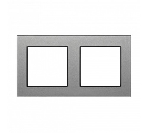 Рамка на 2 поста Arlight GLARE 043798