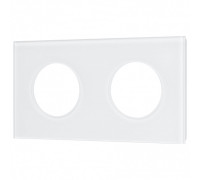 Рамка на 2 поста Arlight GLARE 043835