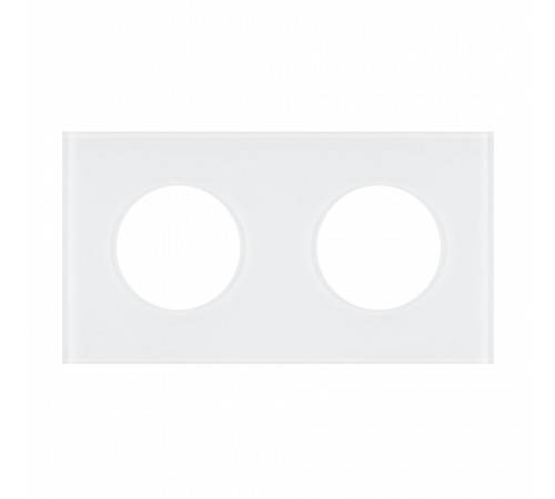 Рамка на 2 поста Arlight GLARE 043835